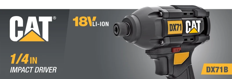 CAT 1/4 Impact Driver BL 215Nm 18V TOOL ONLY
