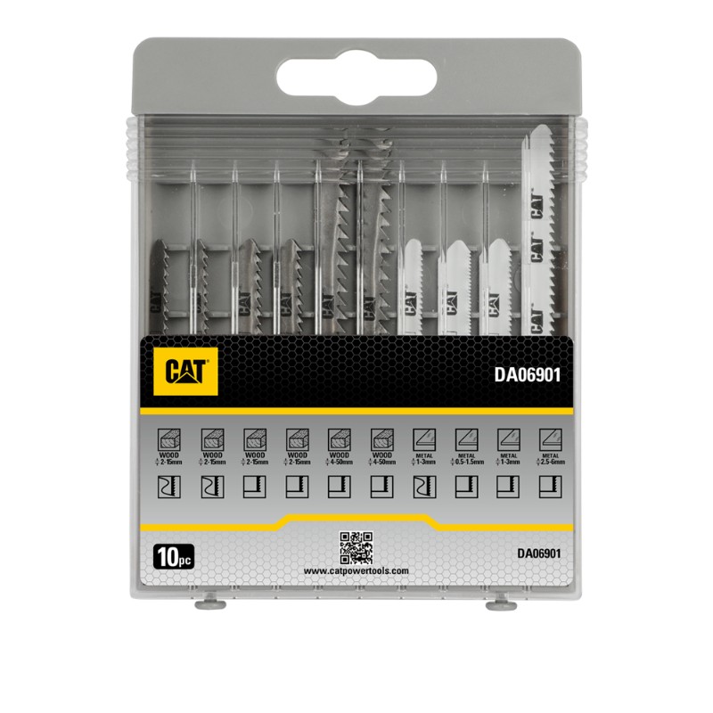 CAT 10pcs Jigsaw Blades wood metal basic