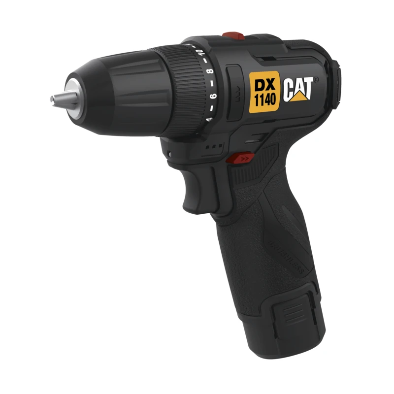CAT 12V Compact Brushless Drill Driver 2x2AH battery