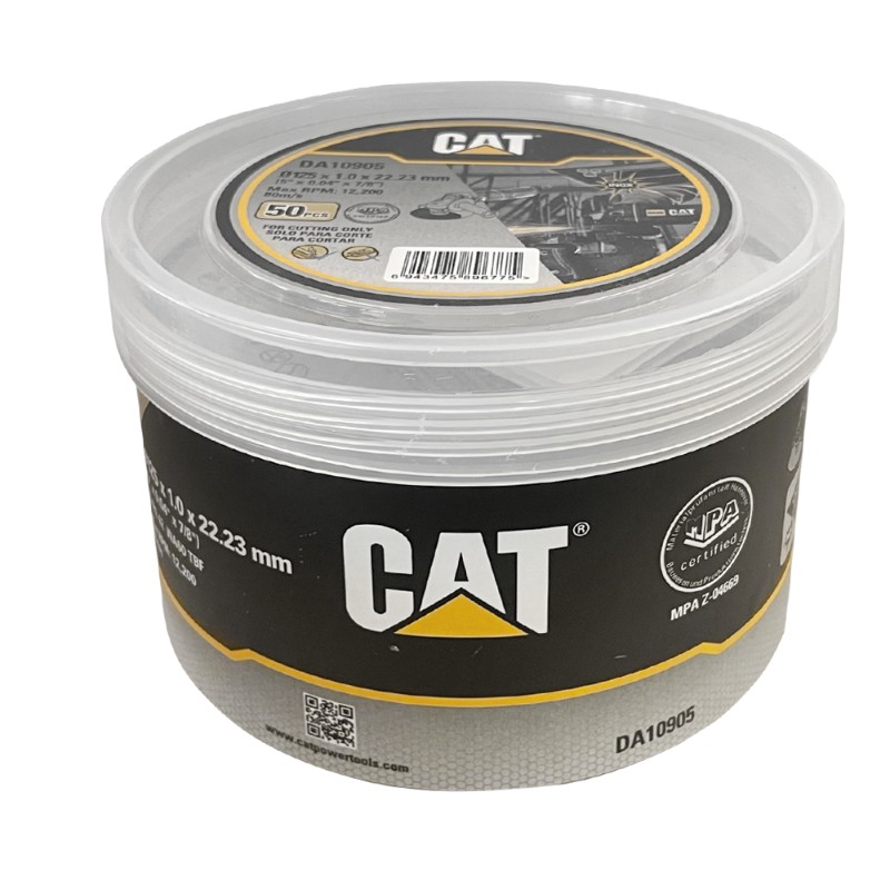 CAT 50Pcs Cutting Disc Set Flat Metal Cut Wheel Ti 5 X 125X 78