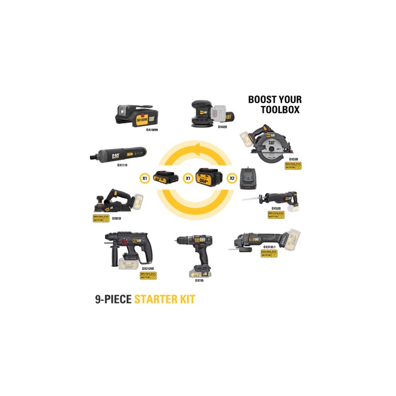 CAT 9 Piece Starter Kit