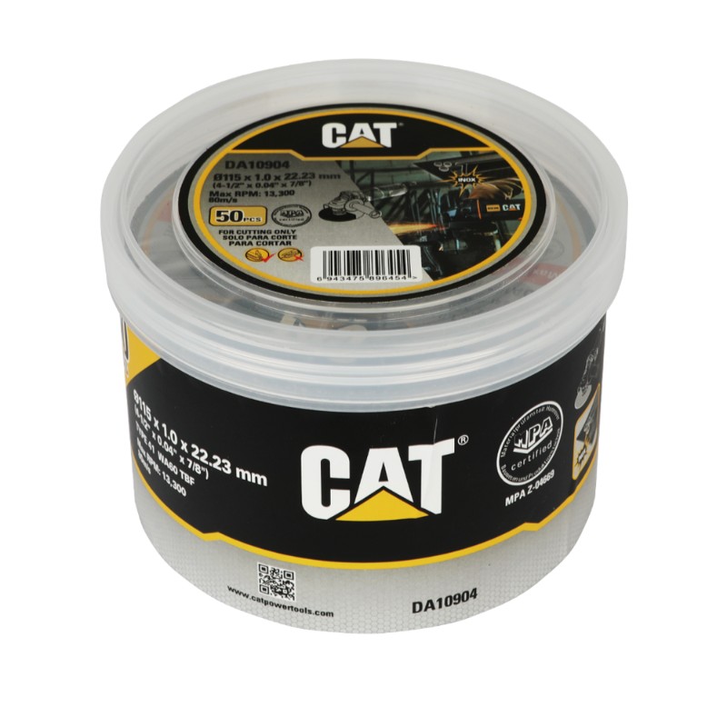 CAT Cutting Disc 115mm x 1mm x 22.2mm 50pcs
