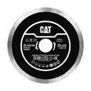 CAT Diamond Disc Continous Rim W Thin Turbo Shape 125Mm Bore 22.23Mm Thin 1.6Mm Height 7Mm