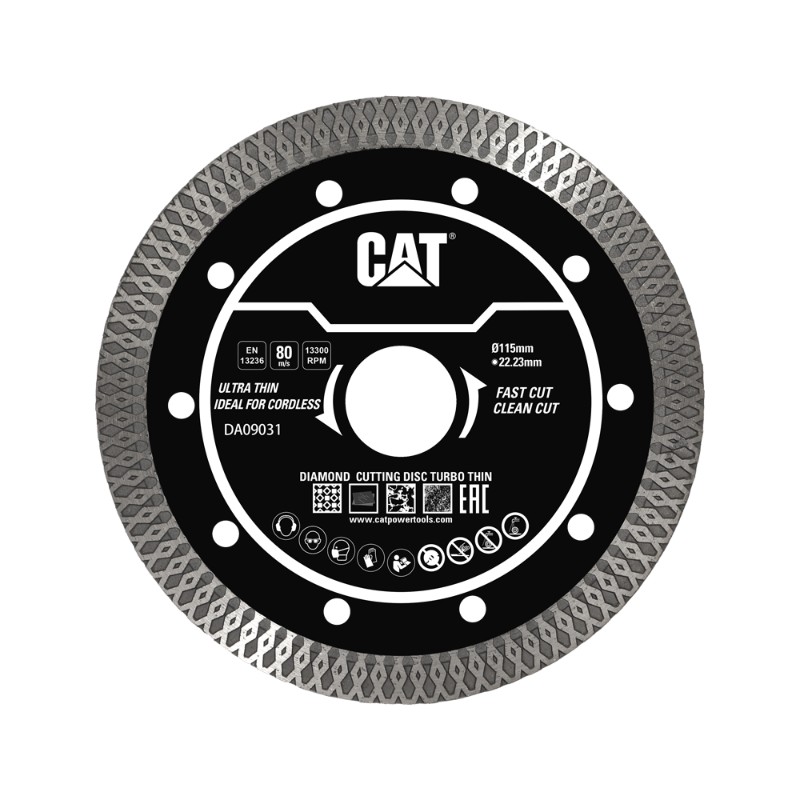 CAT Diamond Turbo Thin Disc 115mm x Bore 22.23mm