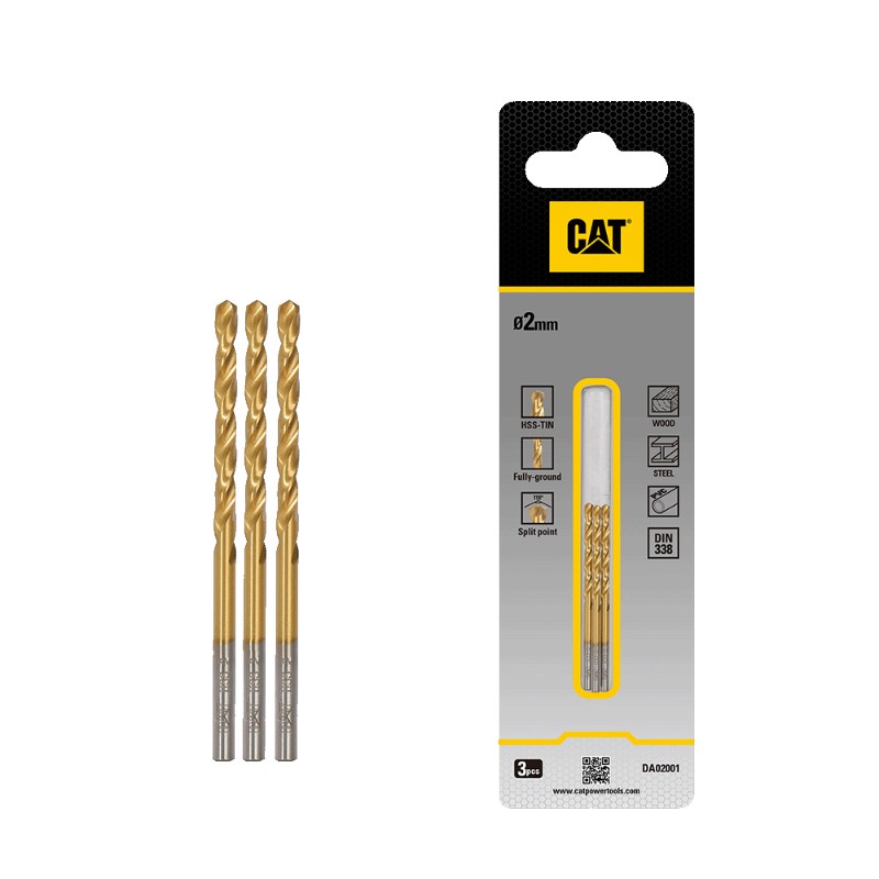 CAT HSS Drill bit 2 x 49mmPack3