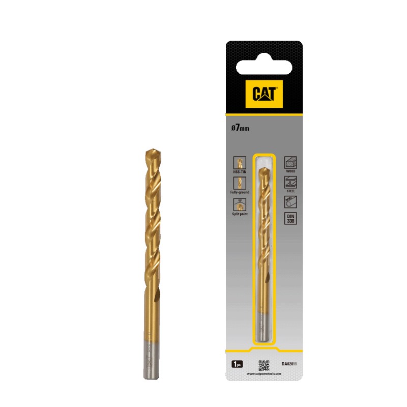 CAT HSS Drill bit 7 x 109mmPack1