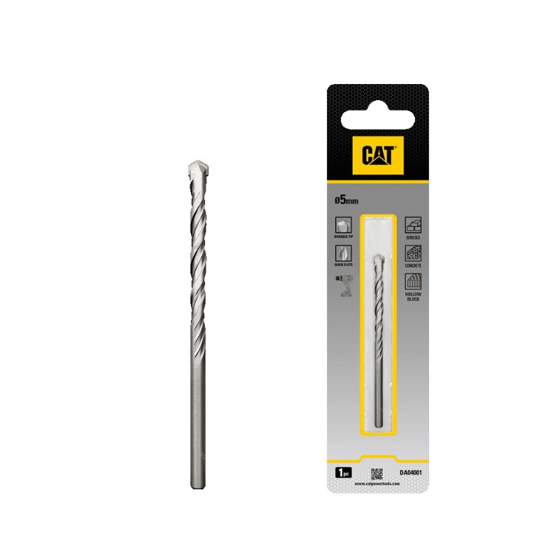 CAT Hard Surface Masonry Drill 5x50x85mm Pack1