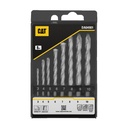 CAT Hard Surface Masonry Drill 8pc Set 3 4 5 6 7 8 9 10mm