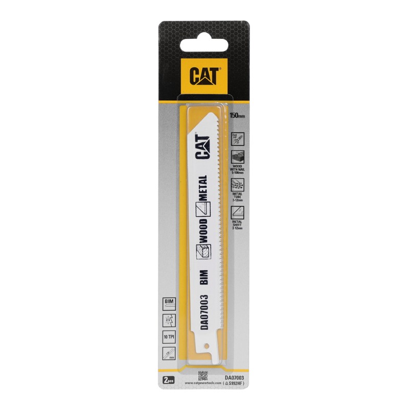 CAT Recip for WoodMetal fast cutting150x0.9x24tpi BIM S922HF 13mm FinePack2