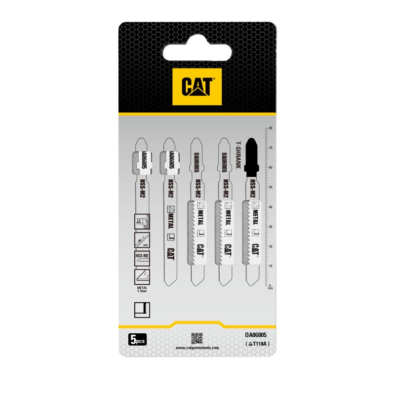 CAT T Shank for Metal 75x1.0x30tpi HSS T118A 13mm Fine Pack Qty 5
