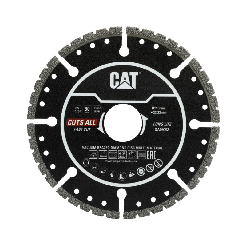 CAT Vacuum Brazed Diamond Multi Purpose 115Mm