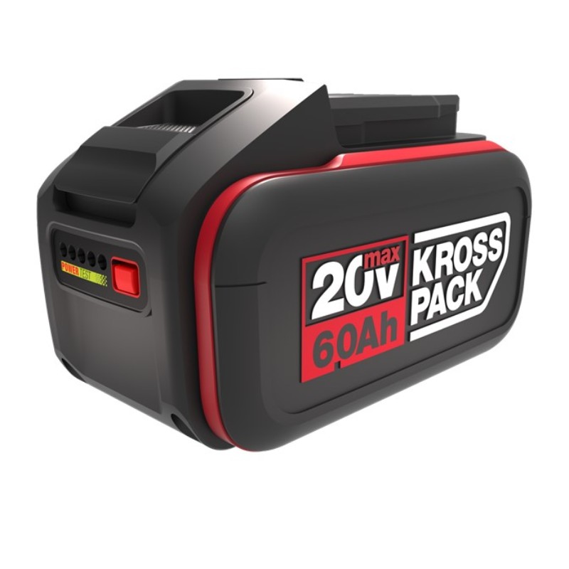 KRESS 6.0Ah 20V KROSSPACK Lion Battery with indicator