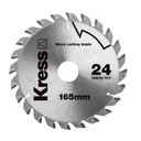 KRESS Circular Saw TCT Blade 165mm 24T 8500rpm
