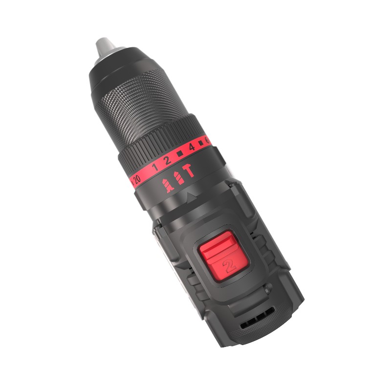KRESS Cordless Hammer Drill 13mm 20V BL 60Nm Kit