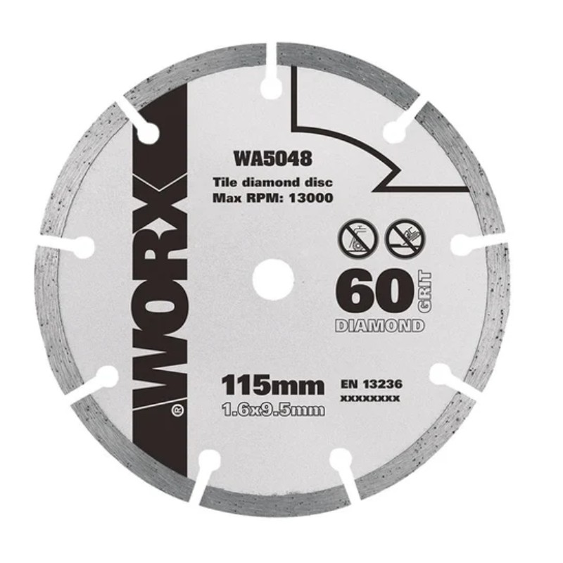 WORX 115mm 60 grit Dia Blade