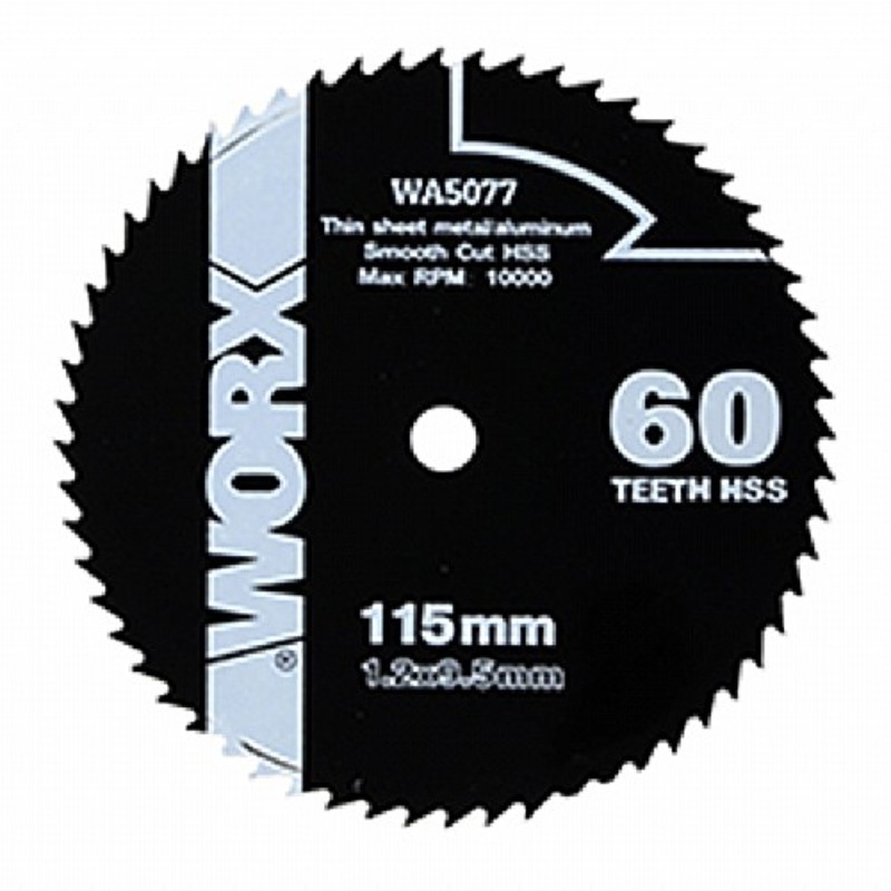 WORX 115mm 60T HSS Blade