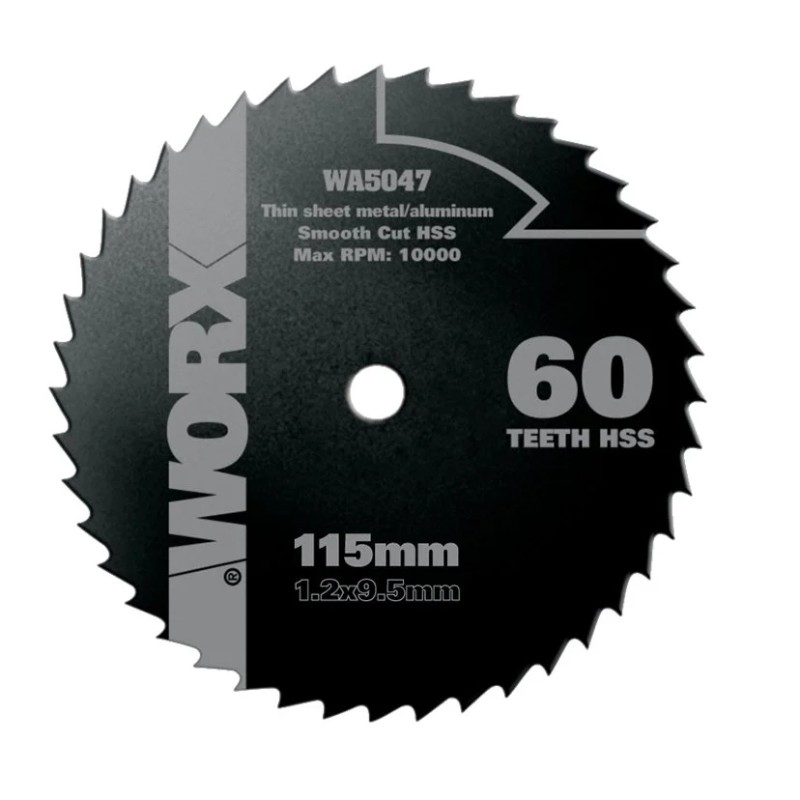 WORX 115mm 60T HSS Blade