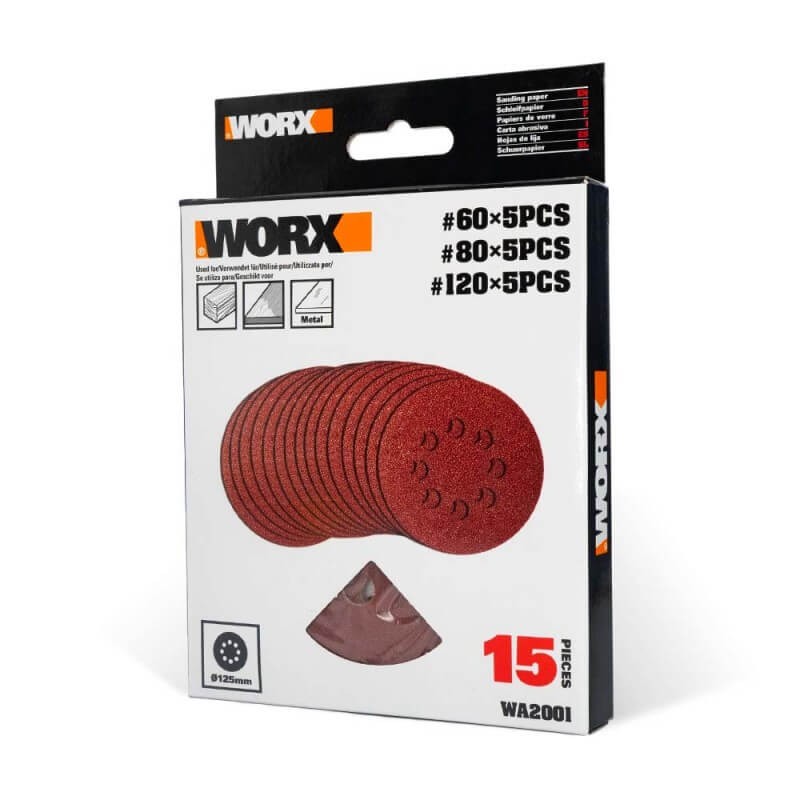 WORX 15 piece Sanding Paper Kit