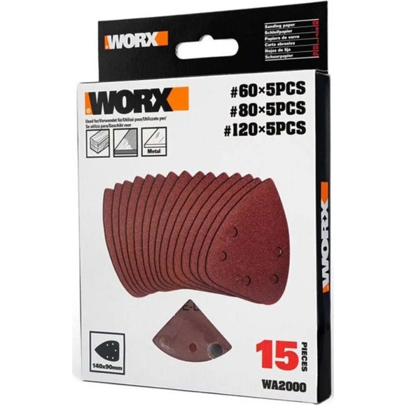 WORX 15 piece Sanding Paper Kit