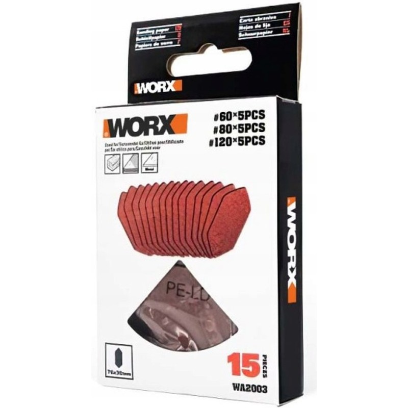 WORX 15 piece Sanding Paper Kit