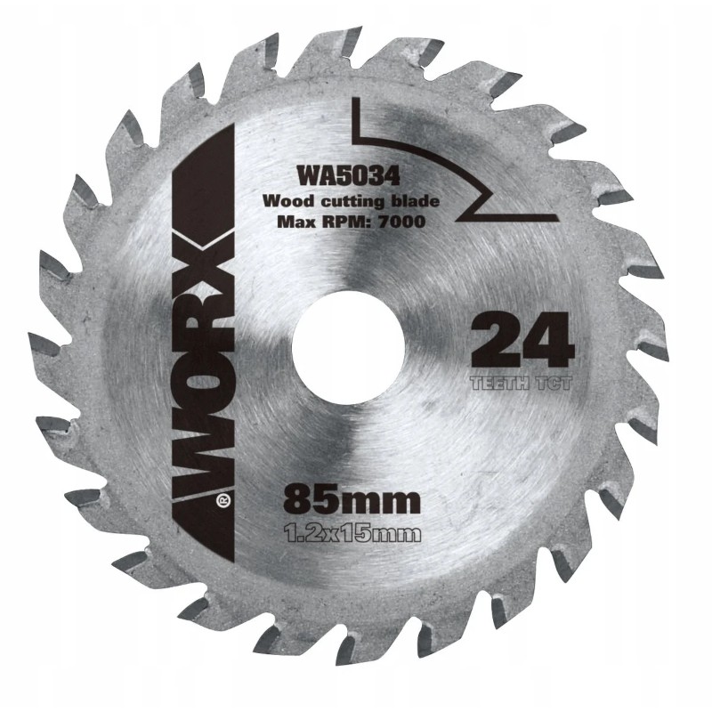 WORX 85mm 24T TCT Blade