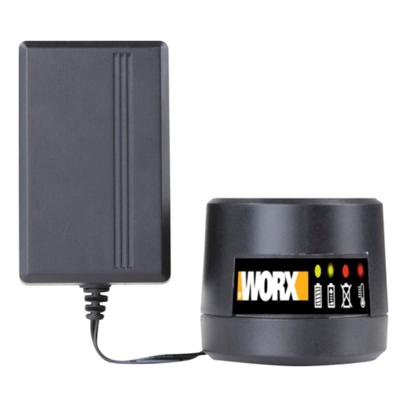 WORX Battery Charger for General Use 12V | 100-240V | 1.5A | 50/60Hz | 23W | Class II IPX0