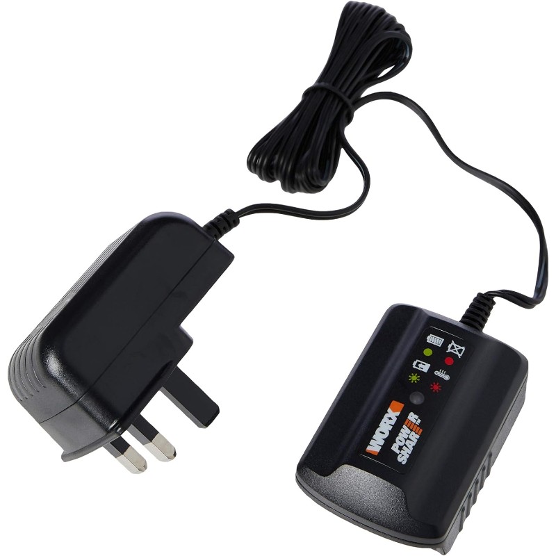 WORX Battery Charger for Li-ion Battery 20V | 0.4A | 50/60Hz | 12W | Class II IPX0