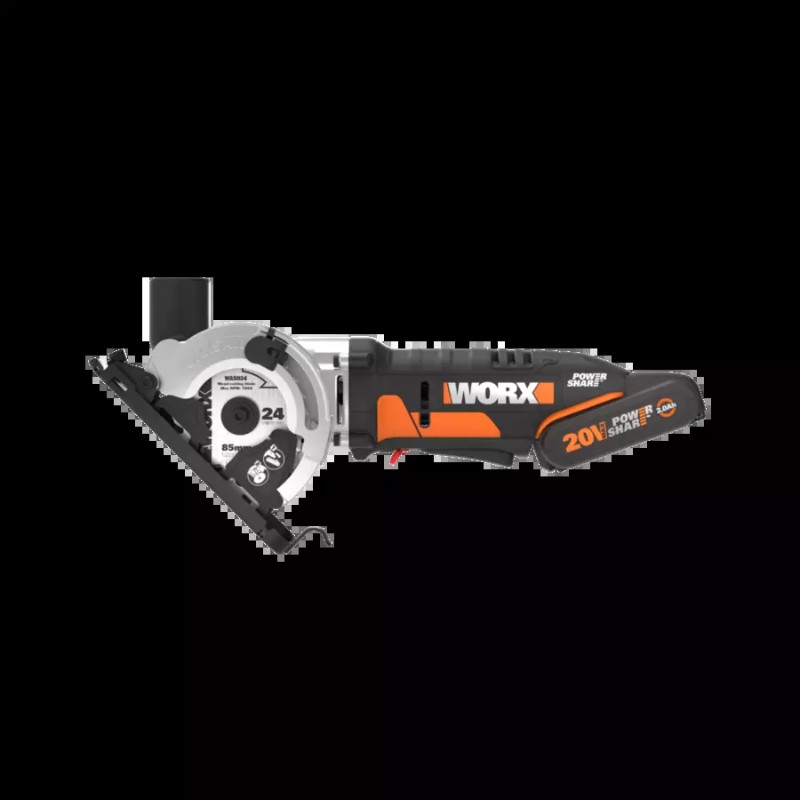 WORX Cordless Circular Saw 20V | no: 2500/min | 85mm | 1 Blade Version | TOOL ONLY