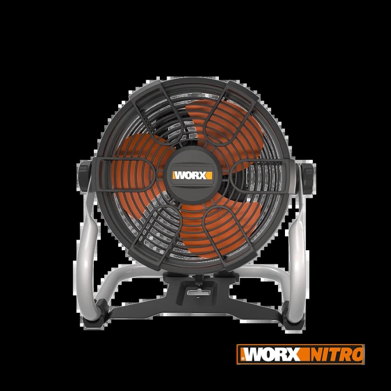 WORX Home and Jobsite Cordless Battery Powered Fan 2 Speed AC | 20V | 20W Adaptor : input 100-240V output 22VDC | 1500mA | Class II | TOOL ONLY