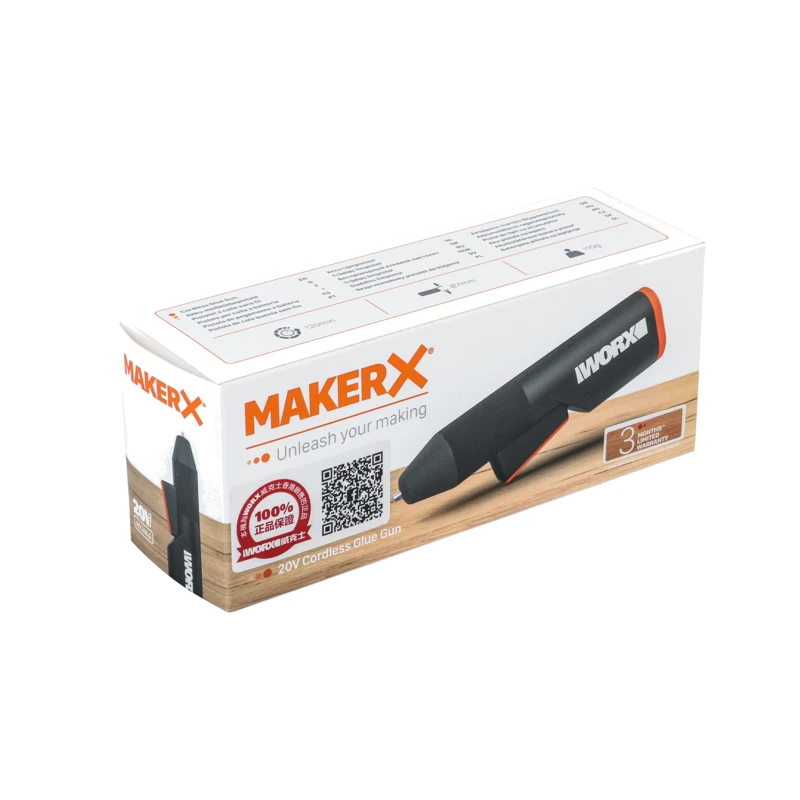 WORX Hot Glue Gun MX 20V