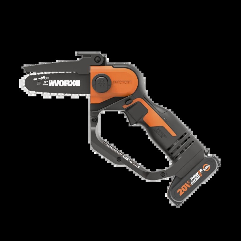 WORX One Hand Chain Saw 12Cm Chain 20V TOOL ONLY