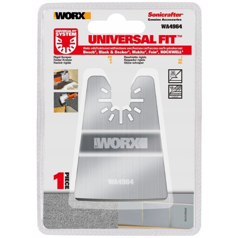 WORX Rigid Scrape Blade UI